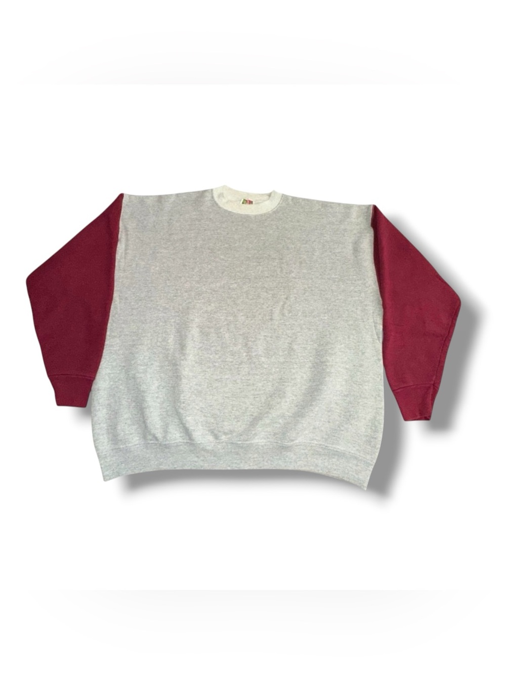 Men’s Fruit Of The Loom Colorblock Crewneck Sweatshirt